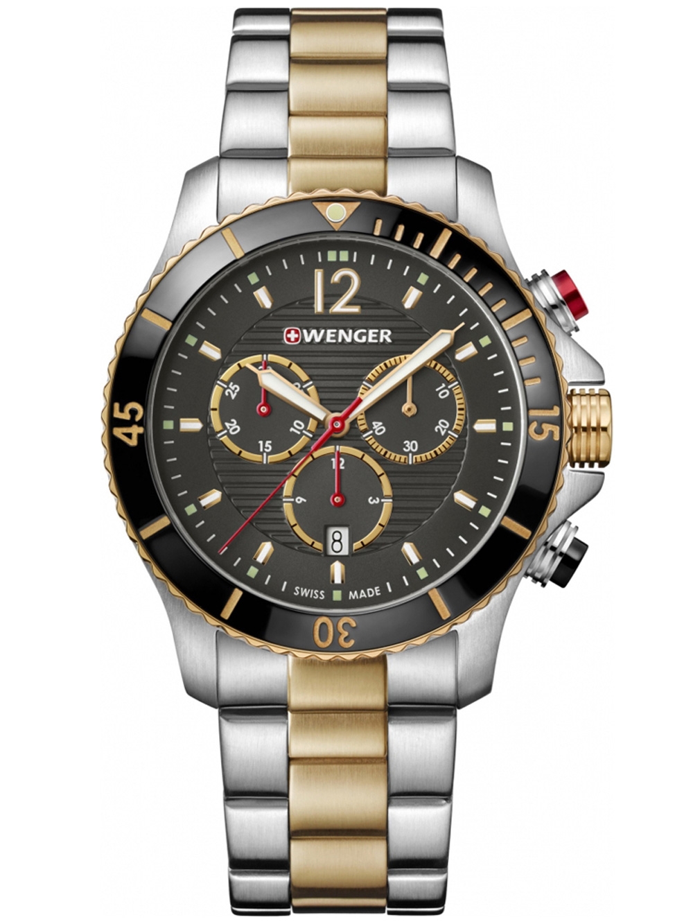 

Часы Wenger 01.0643.113 Seaforce Chronograph 43mm 20ATM