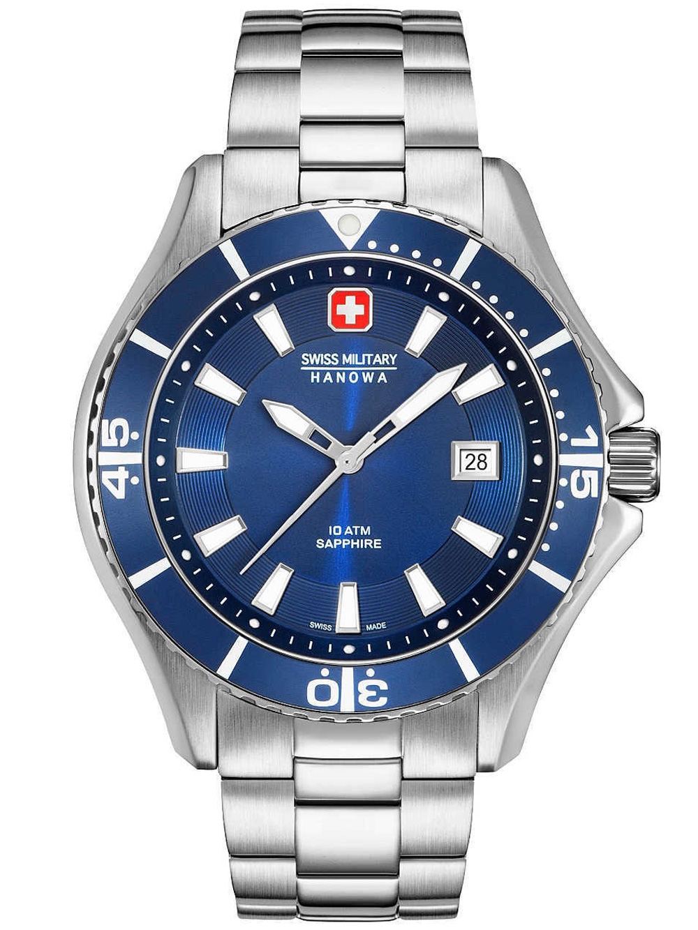 

Часы Swiss Military Hanowa 06-5296.04.003 Nautila Herren 46mm 10ATM