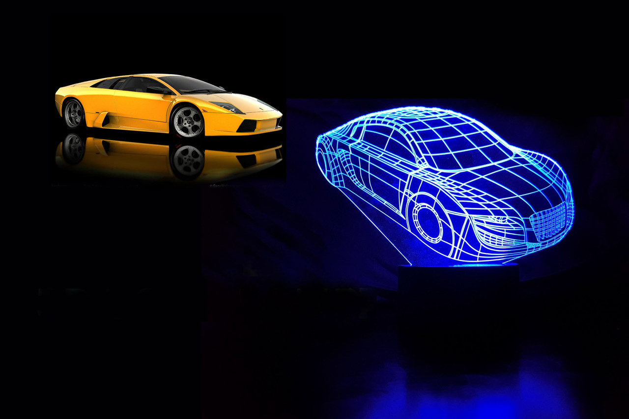 

3d светильник "Автомобиль" 3DTOYSLAMP