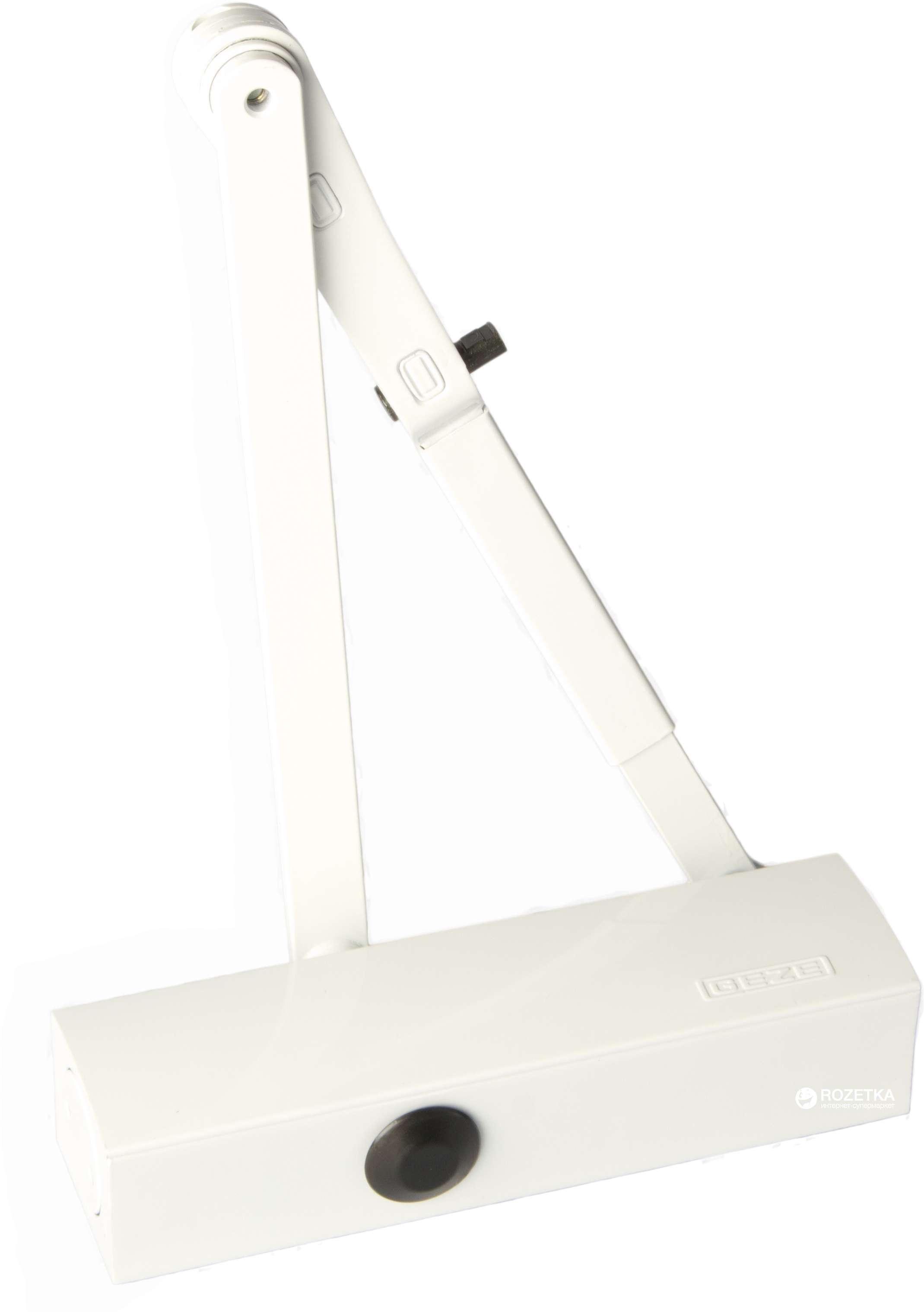 

Дверной доводчик GEZE TS2000 V BC с фиксирующей рычажной тягой White (103394 + 102447)