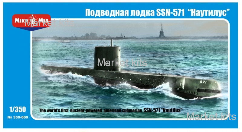 

Атомная подводная лодка SSN-571 "Наутилус" 1:350 Micro-Mir (MM350-009)