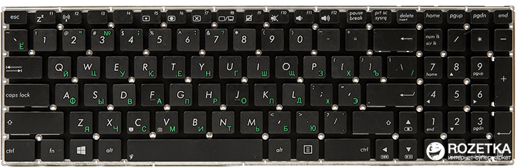 Акция на Клавиатура для ноутбука PowerPlant Asus X552, X552CL, X552LAV, X552LDV (KB310111) от Rozetka UA