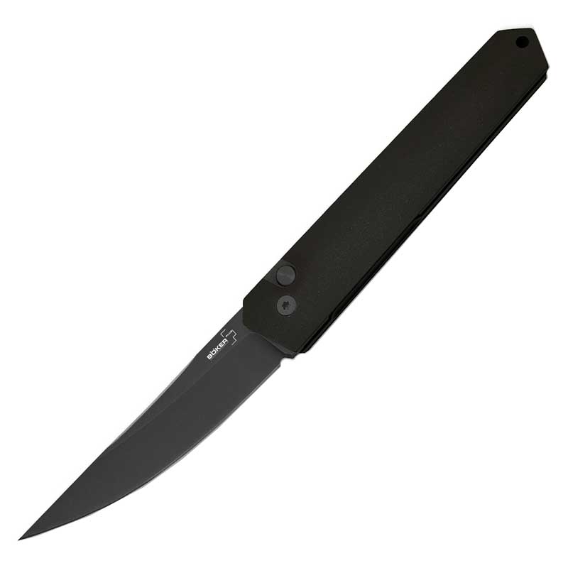 

Нож складной автоматический Boker Plus Kwaiken (длина: 203мм, лезвие: 89мм, черное), черный