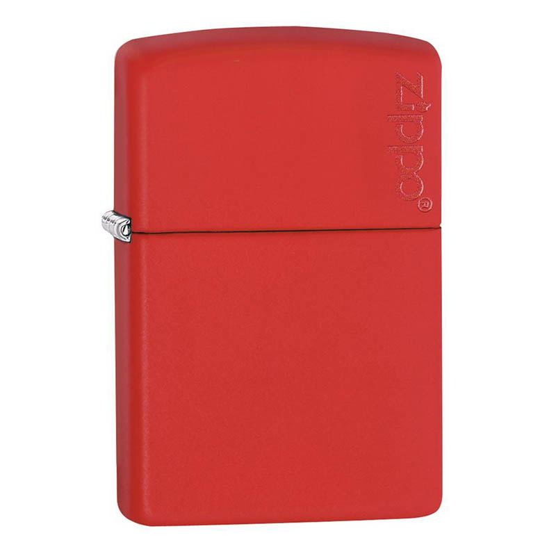 

Зажигалка Zippo Red Matte with Logo, 233ZL