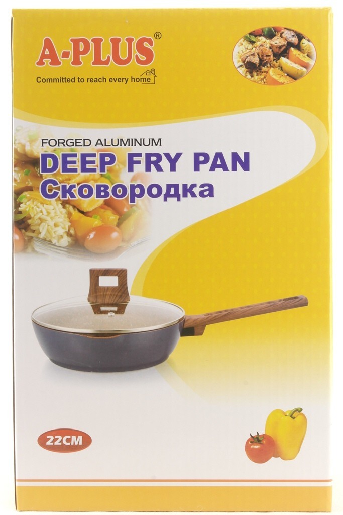 

Сковорода A Plus 1740 22 см с гранитным покрытием