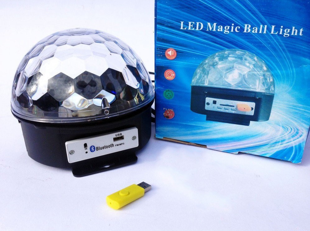 

Диско-шар Musik Ball+USB MP-3 ART 211 с подсветкой