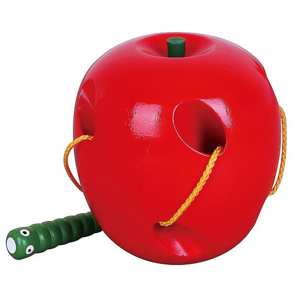 

Шнуровка Яблоко Viga Toys 12х12х12 см Красный 000013134