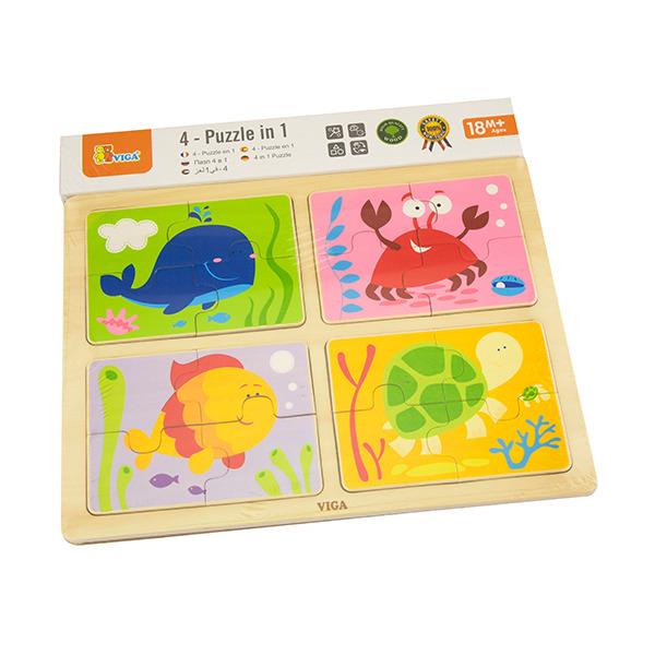 

Пазл Море Viga Toys 22,5х30х1 см Разноцветный 000013292
