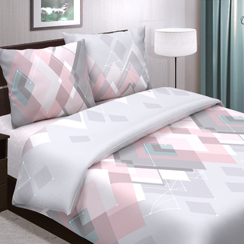 

Светящееся постельное белье Сияние CottonTwill 145х215 см Серый 000014242