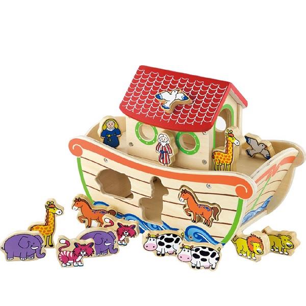 

Игрушка-сортер Ноев ковчег Viga Toys 29х36х17 см Разноцветный 000013163