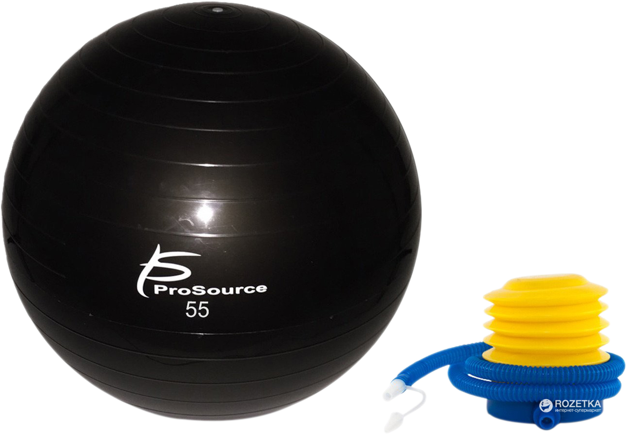 

Гимнастический мяч ProSource Stability Exercise Ball 55 см Черный (PS-2205-sfb-55)