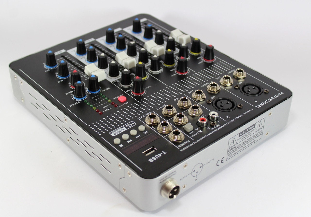 

Аудио микшер Mixer BT 4200D 4ch. пульт для управления музыкой