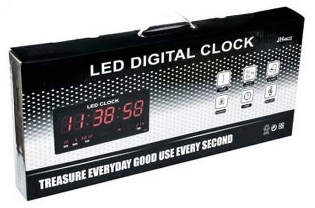 

Часы CW 4622 RED настольные электронные с LED подсветкой