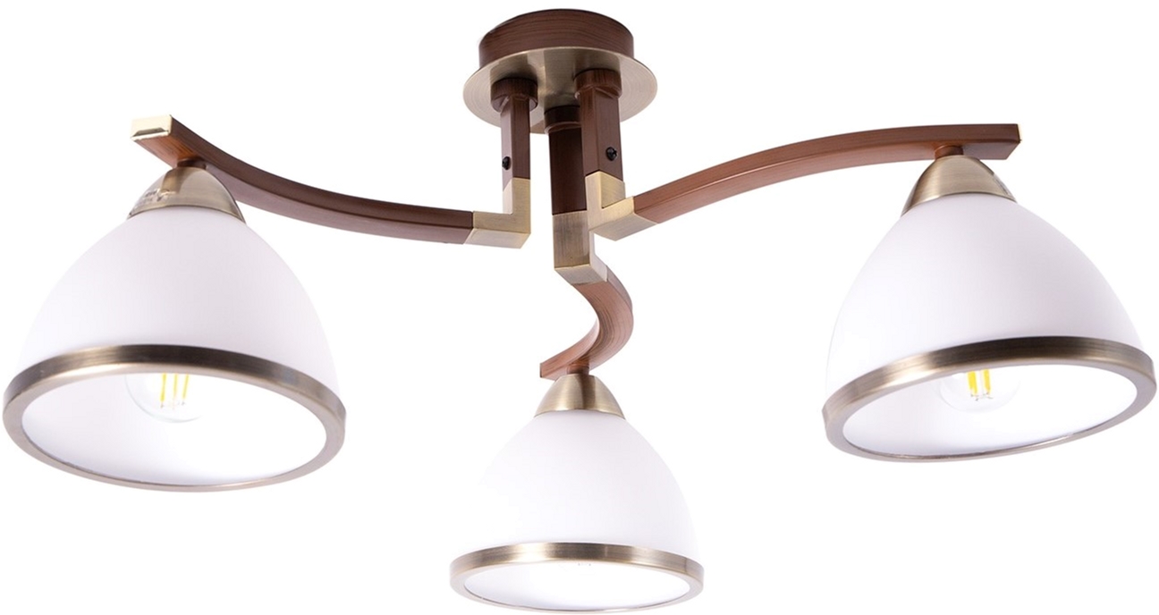 

Люстра Altalusse INL-9287C-03 Antique brass Walnut Е14 3x40 Вт