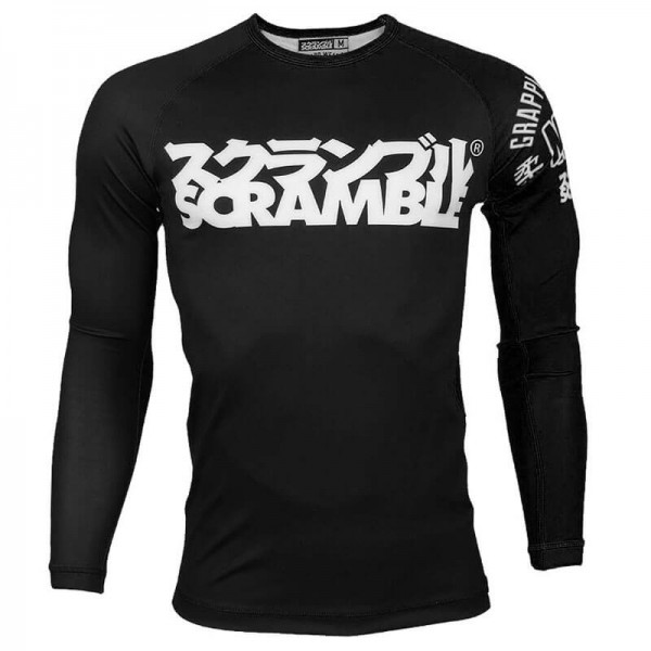 

Рашгард с длинным рукавом Scramble BJJ Ranked () Черный, Рашгард с длинным рукавом Scramble BJJ Ranked (S) Черный