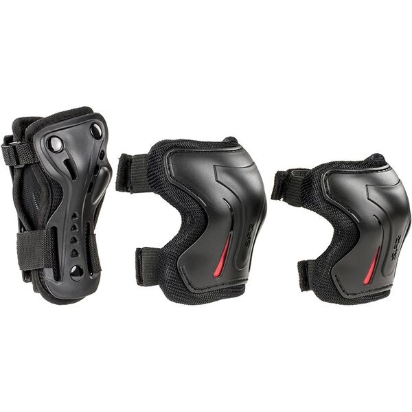 

Защита набор для роликов скейта велосипеда SFR Essentials Jr black S