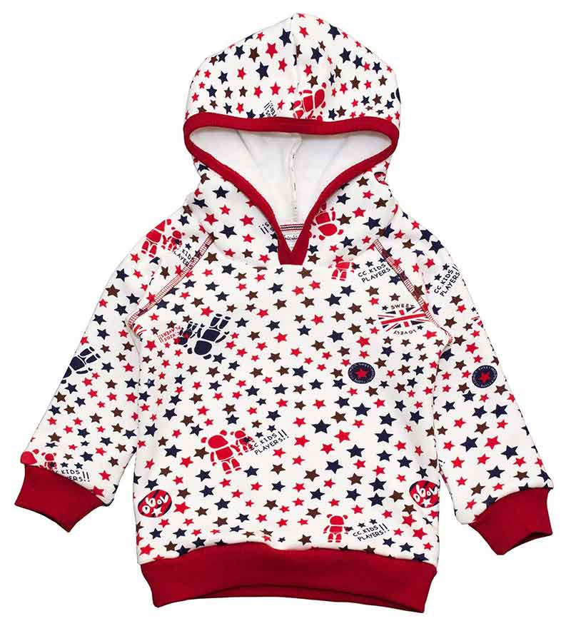 

Толстовка Звезды Interkids 5 лет 110см Красный 3444