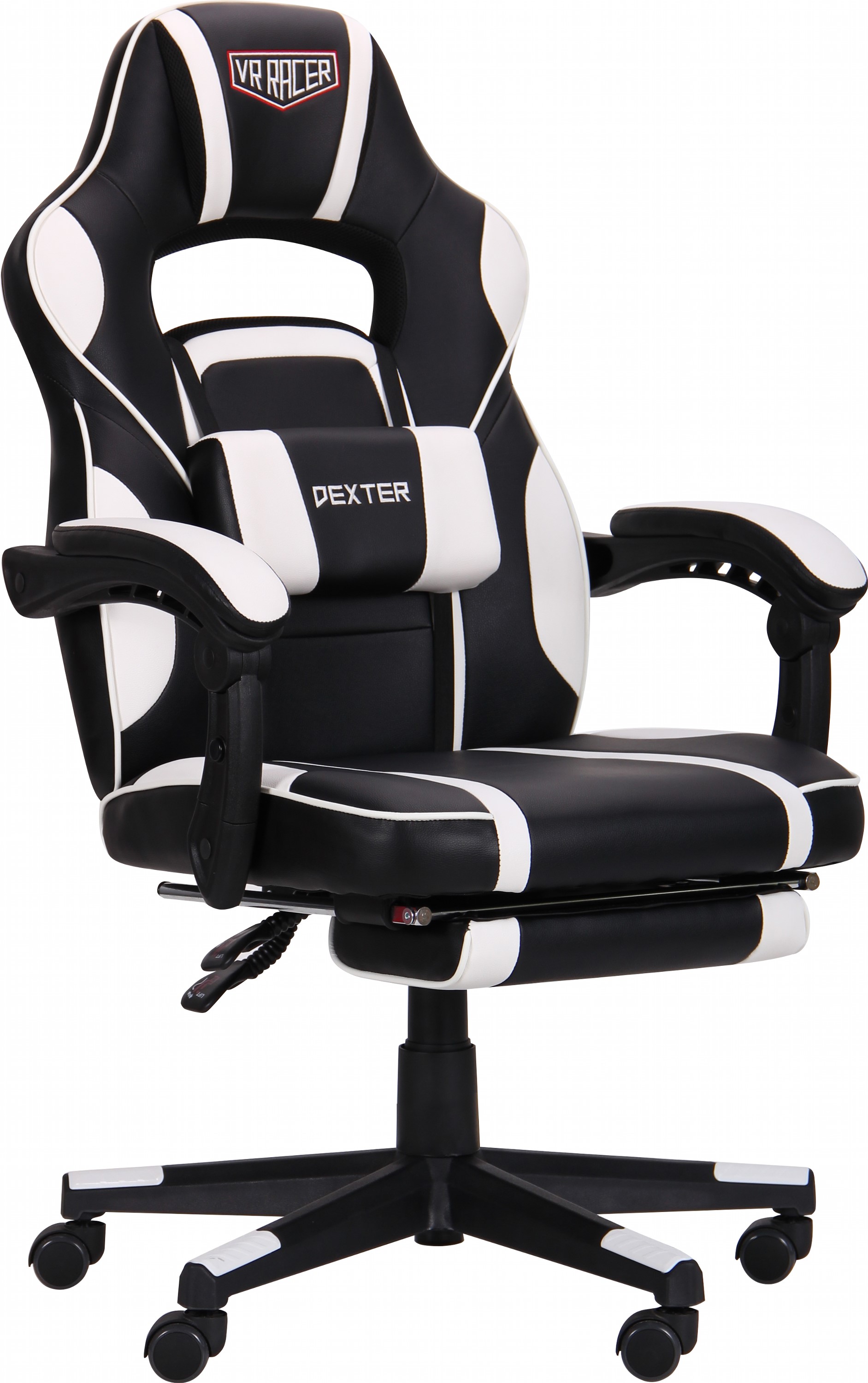

Кресло геймерское AMF VR Racer Dexter Vector Черное с белым (545087/BN-W0008)