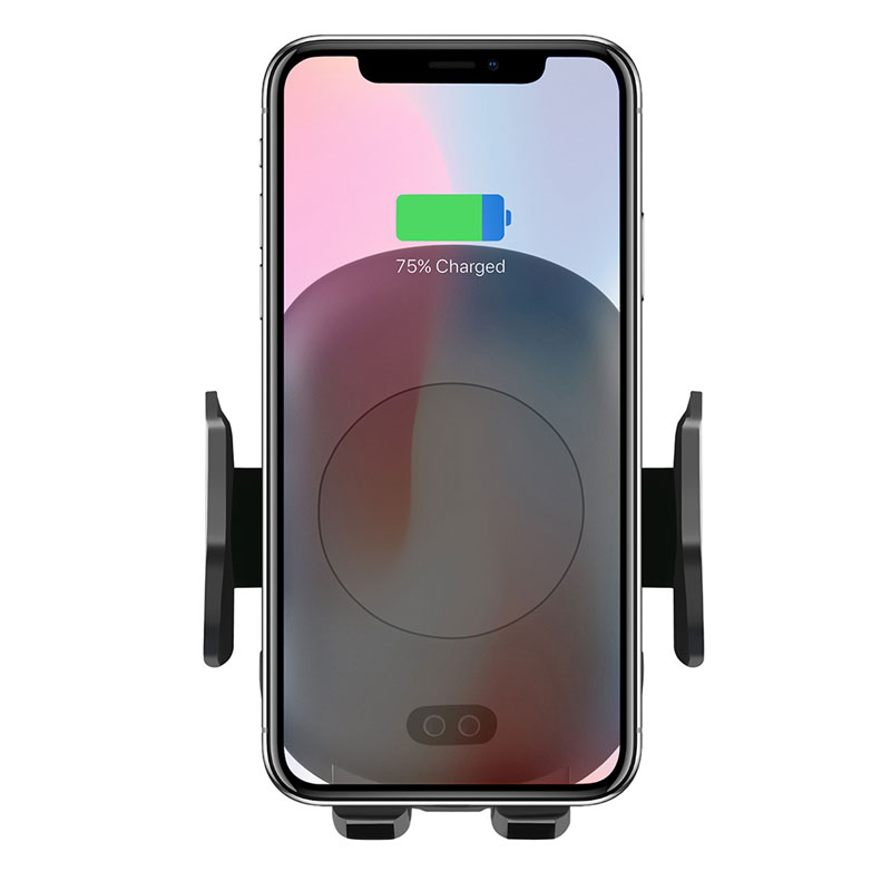 

Сенсорный Автомобильный держатель с беспроводной зарядкой C10 QI Fast Wireless Car Charger
