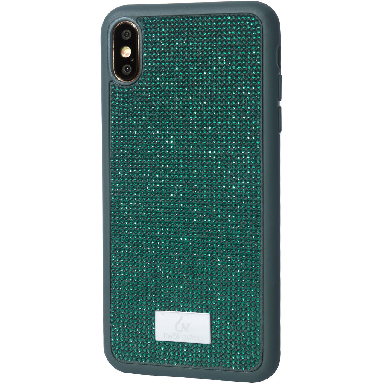 

TPU чехол Epik Bling World Grainy Diamonds для Apple iPhone XS Max (6.5") Зеленый