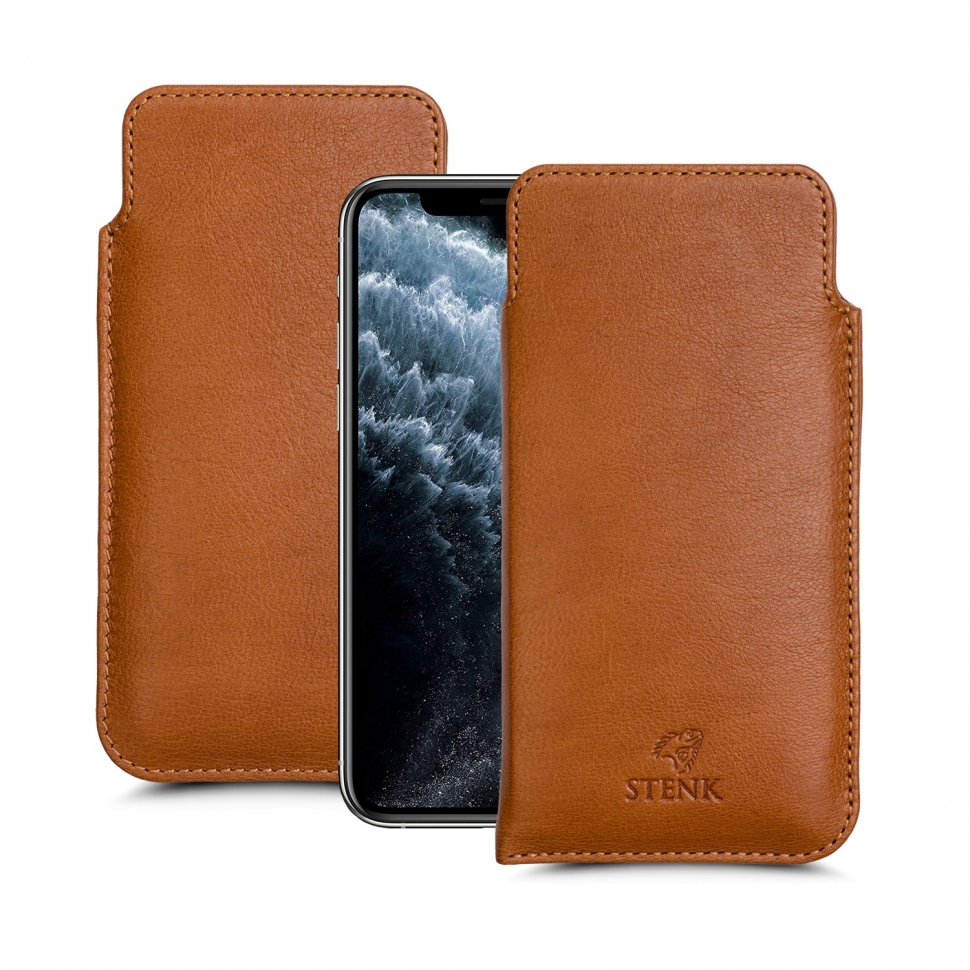 

Футляр Stenk Elegance для Apple iPhone 11 Pro Max Camel