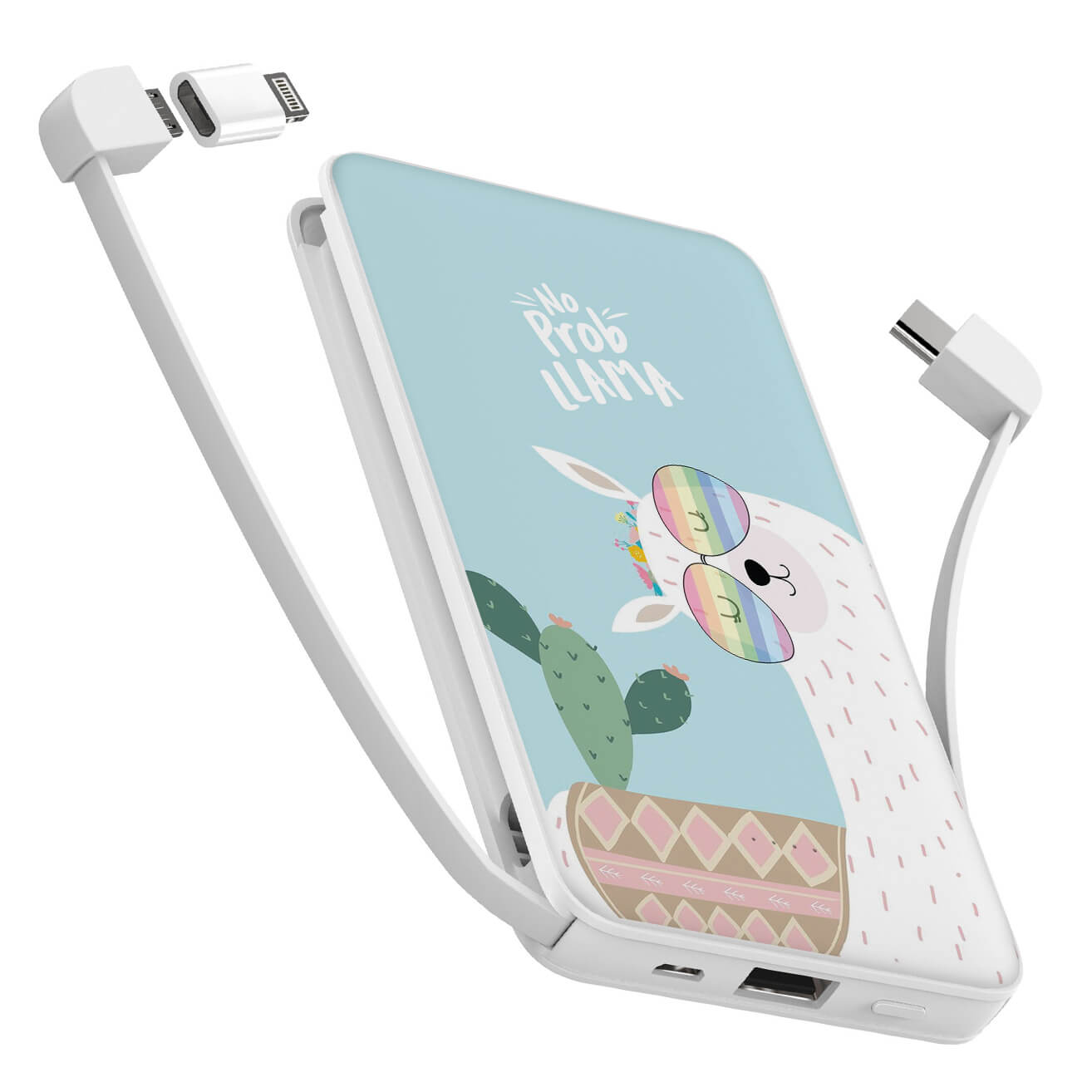 

УМБ Power Bank (повербанк) ZIZ Солнечная лама 10000 мАч