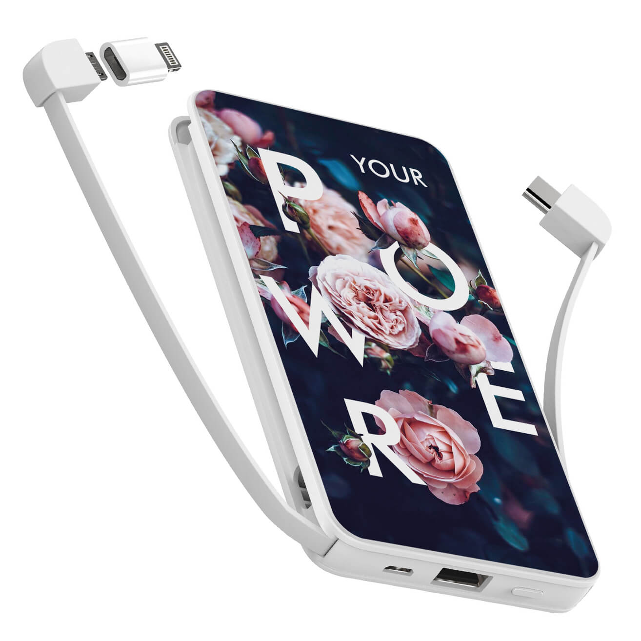 

УМБ Power Bank (повербанк) ZIZ Розы 10000 мАч