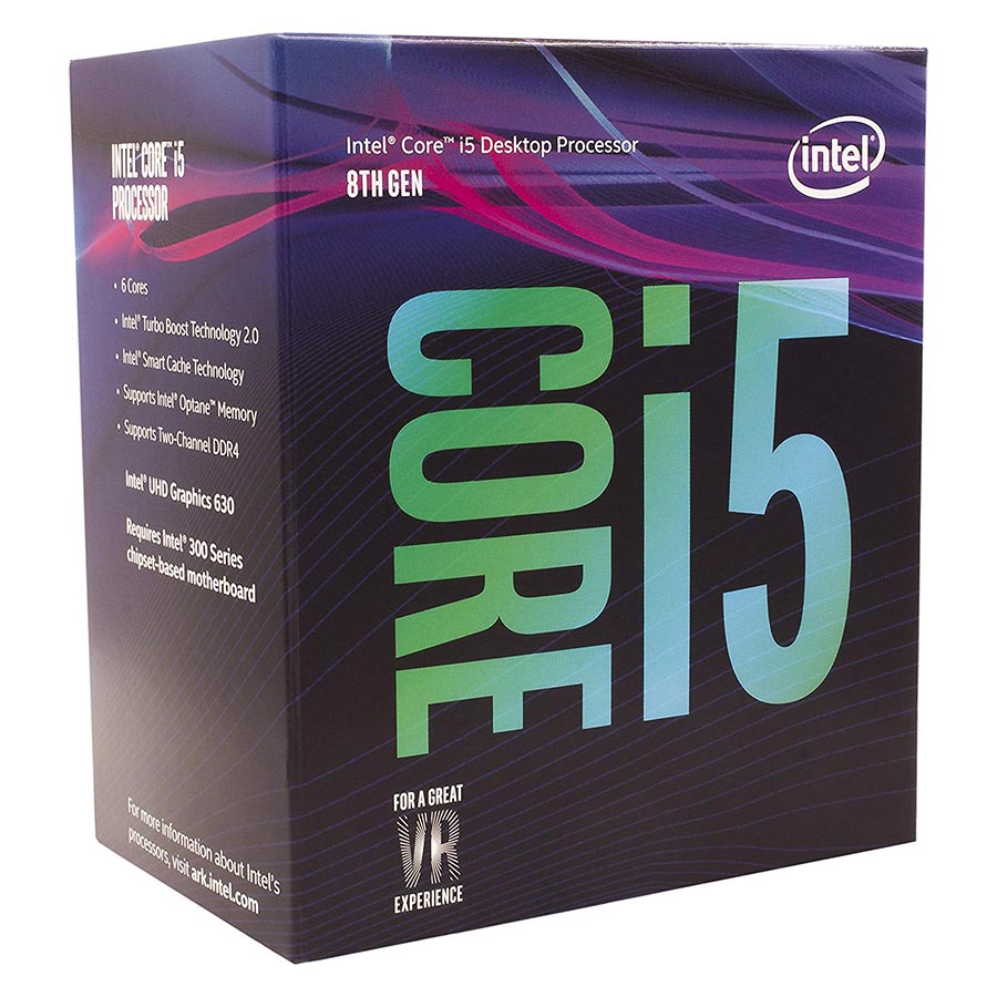 Процессор Intel Core i5-8400 2.8GHz/9MB (BX80684I58400) s1151 BOX