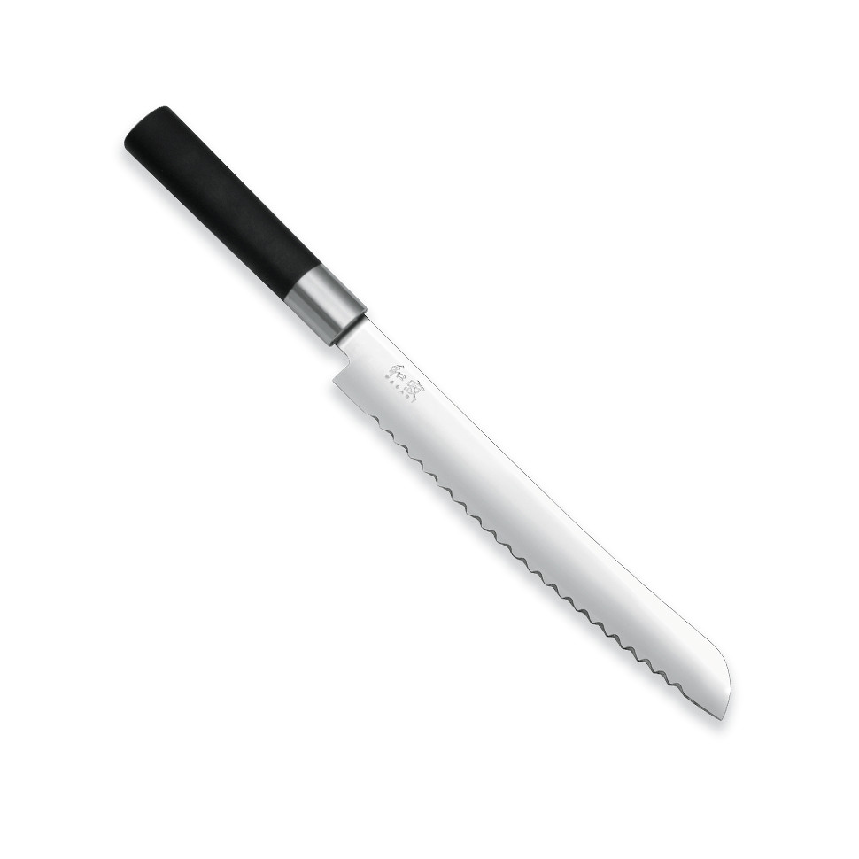 

Нож для хлеба KAI Wasabi Black 23 см