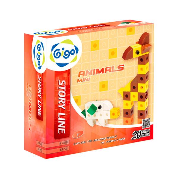 

Конструктор Животные - Мини Gigo 5х14х13 см Разноцветный 000013948