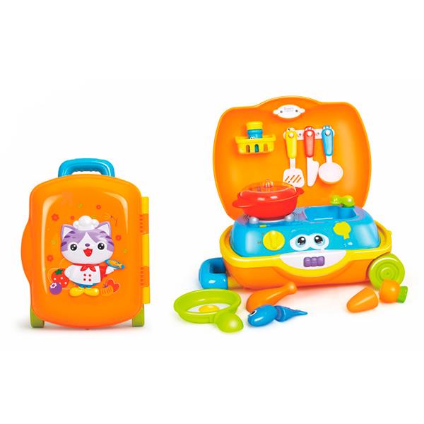 

Игровой набор Чемоданчик повара Hola Toys 14х25х33 см Разноцветный 000013195