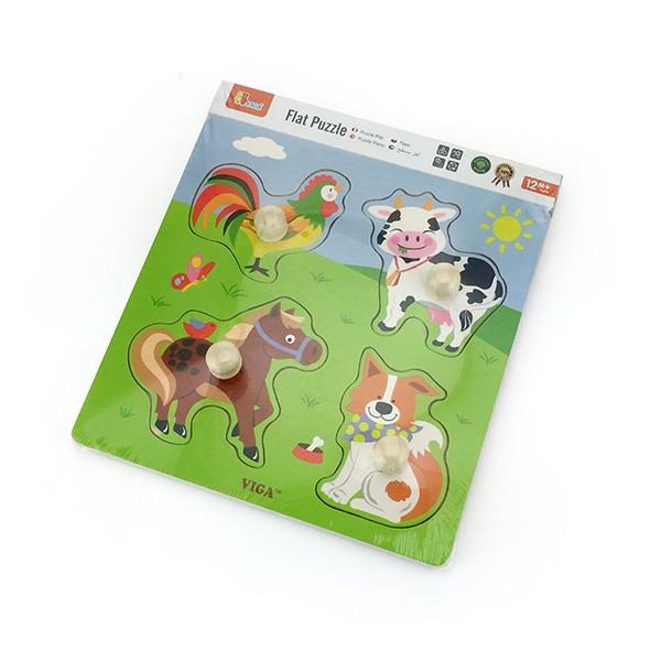 

Рамка-вкладыш Ферма Viga Toys 22,5х22,5х1 см Разноцветный 000013318