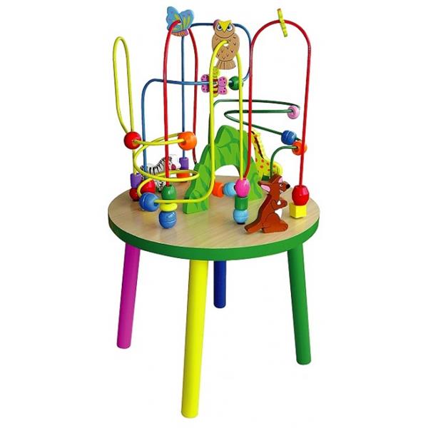 

Столик с лабиринтом Viga Toys 38х38х65 см Разноцветный 000013416