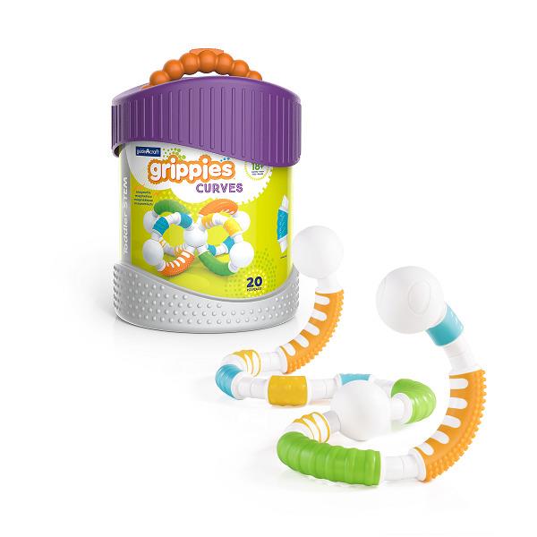 

Конструктор Grippies Curves, 20 деталей Guidecraft 21х30х20 см Разноцветный 000014447