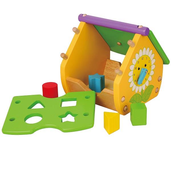

Игрушка Веселый домик Viga Toys 20х22х20 см Разноцветный 000013092