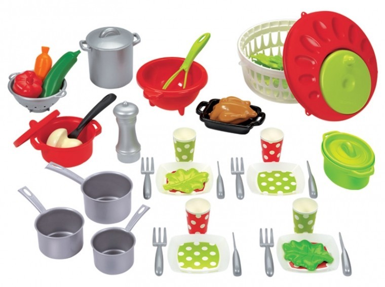 

Игровой набор Ecoiffier Chef-Cook посуда с сушкой для салата (2621)