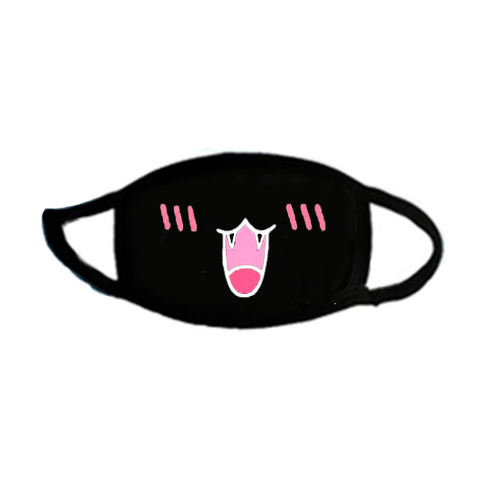 

Маска Seta Decor c Мордочкой Emoji anime J K-Pop черная (6724)