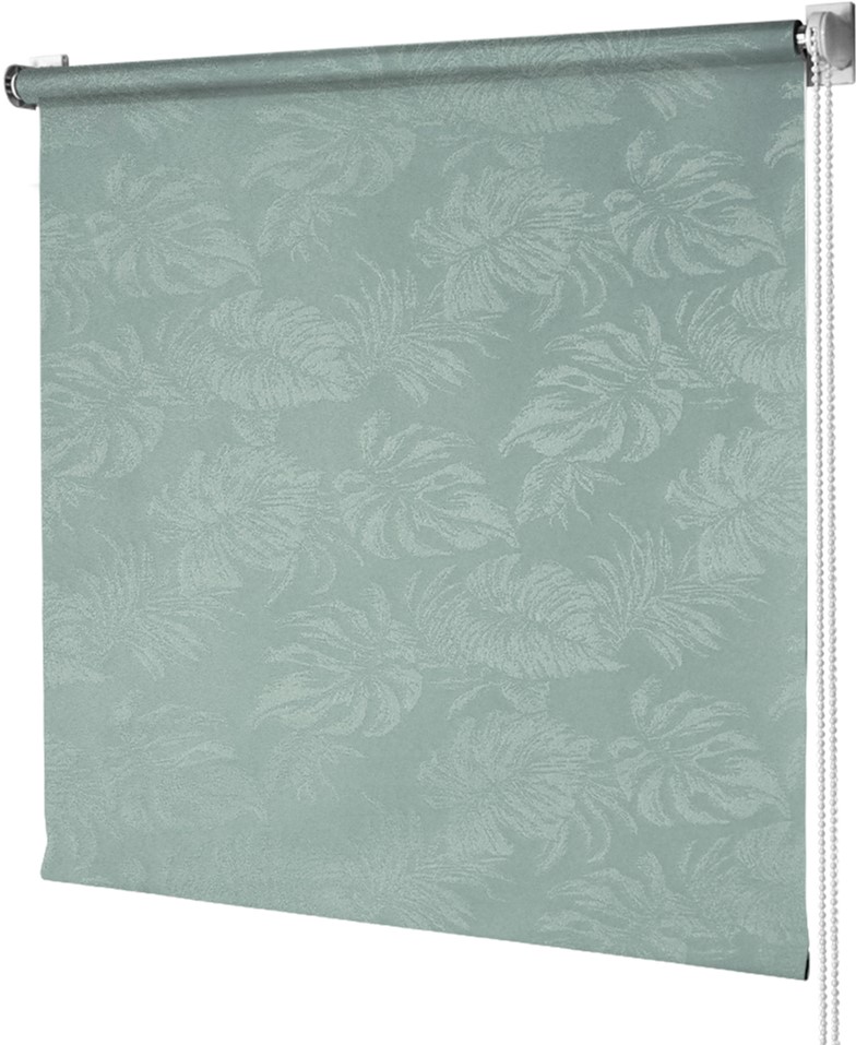 

Ролета тканевая Деко-Сити Мини Джунгли 68x170 см Дождевая туча