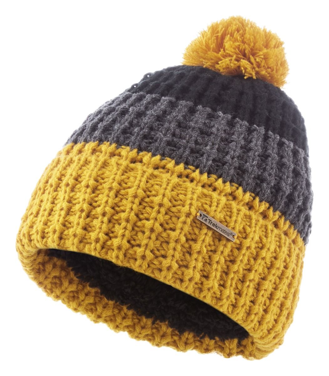 

Шапка Trekmates Franklin Knit Hat жовта