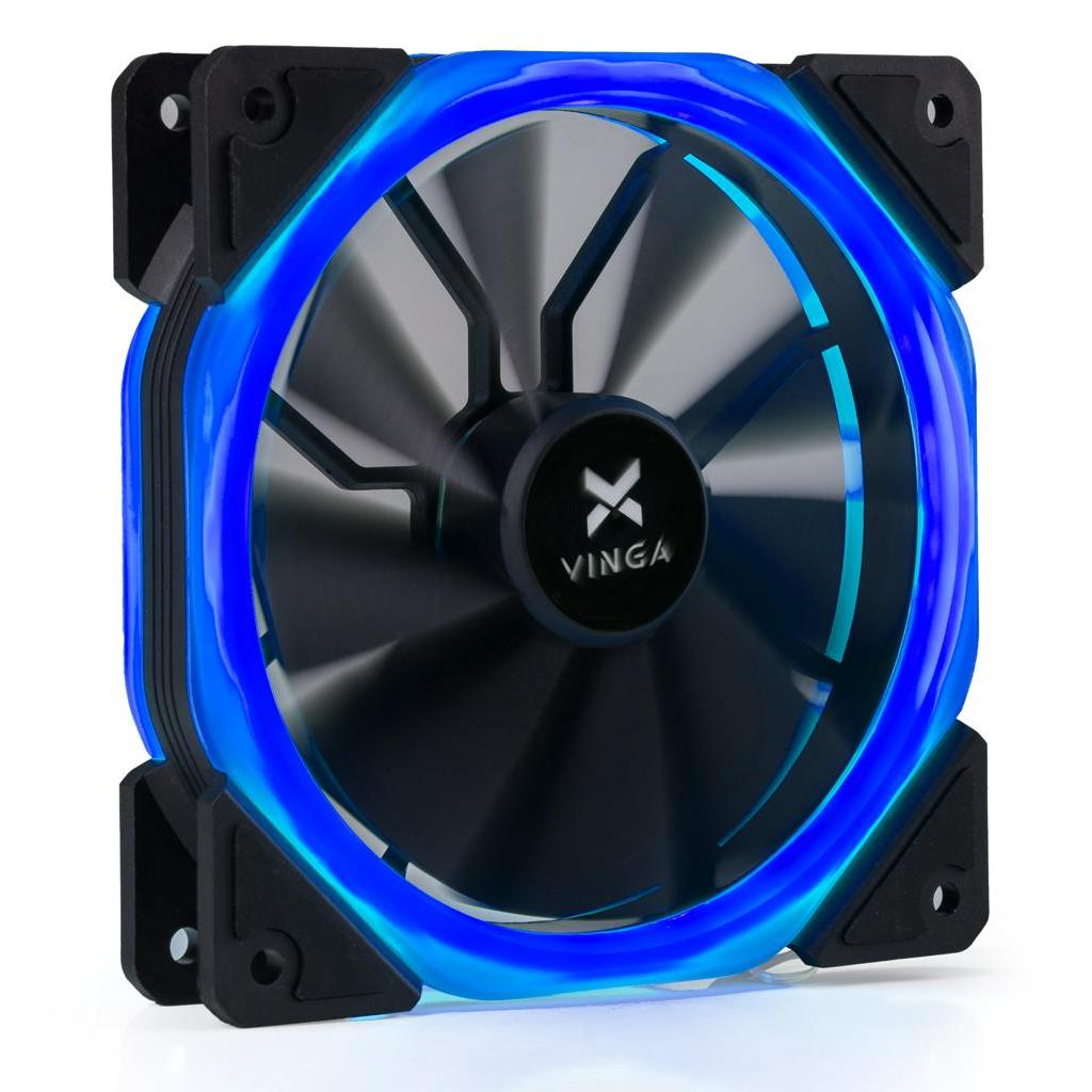 

Кулер для корпуса Vinga LED fan-02 blue