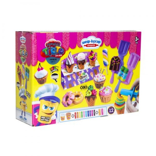 

Тесто для лепки Dankotoys "Master-Do: Шеф-Повар. Кондитер" (укр) TMD-10-03U