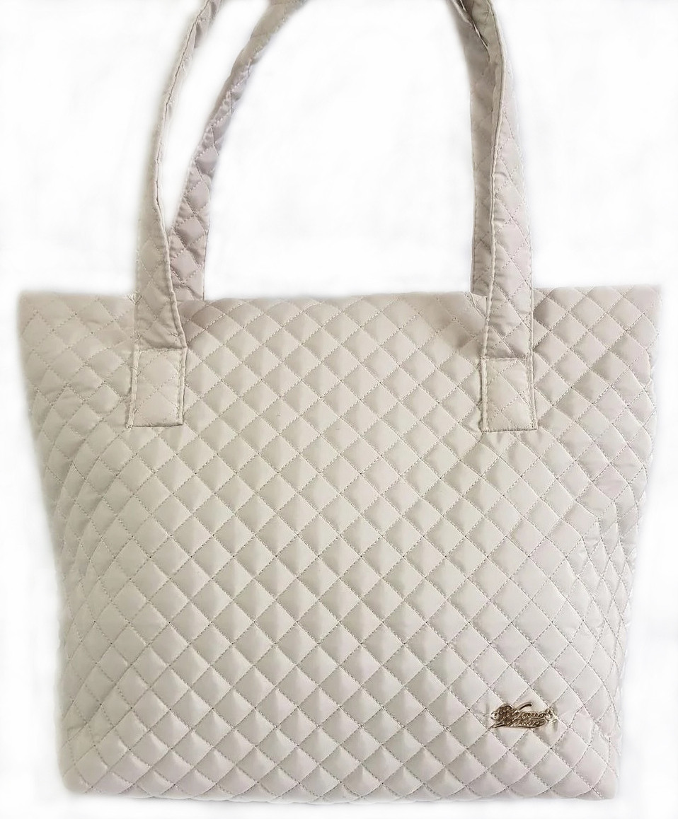 

Стеганая зимняя женская сумка бежевая BR-S 1100629174