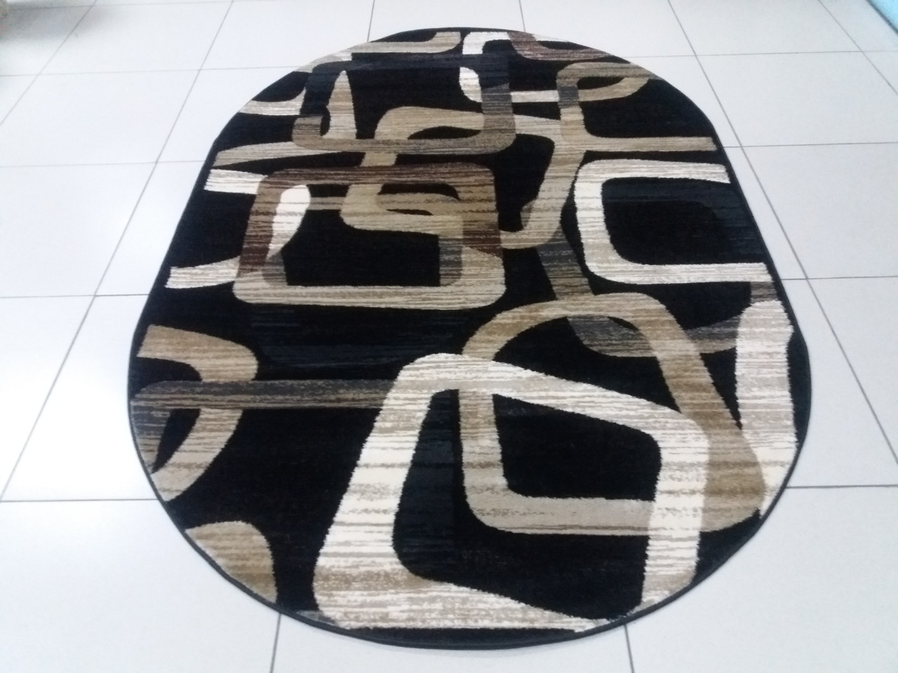 

Ковер ACCENT 1,20x2,00 Овал (ACCENT 6952 BLACK)
