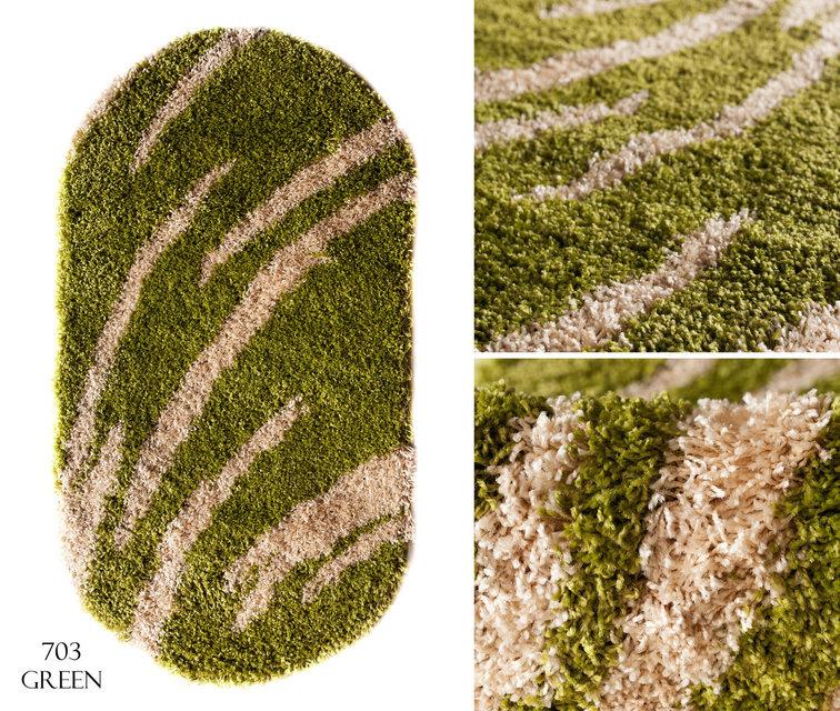 

Ковер EZEL SHAGGY 703 GREEN 1,30x2,00 Овал