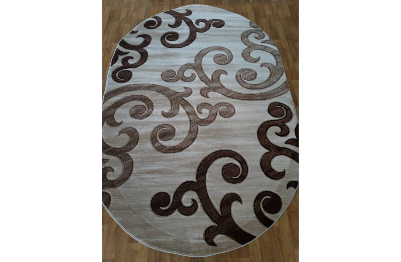 

Ковер стриженный Greencarpet MERAL 6733 CREAM 1,50x3,00 Овал