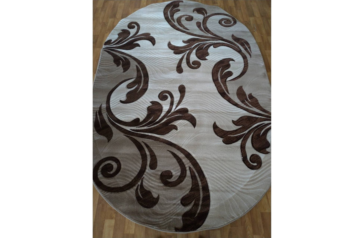 

Ковер стриженный Greencarpet MERAL 5027 BEIGE 1,25x2,00 Овал
