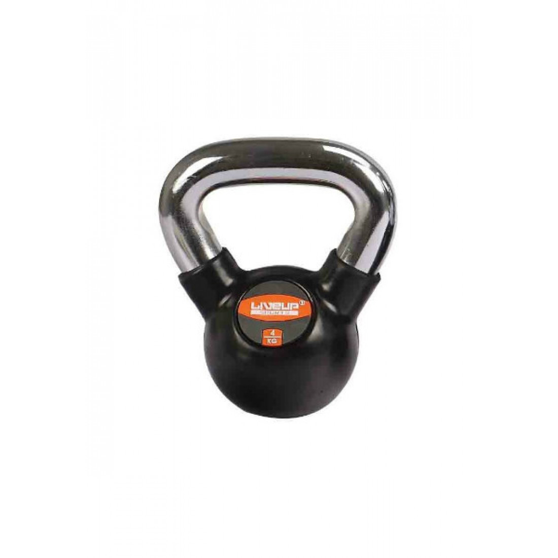 

Гиря в резиновой оболочке LiveUp RUBBER KETTEL BELL, 4 кг (LS2044-4)