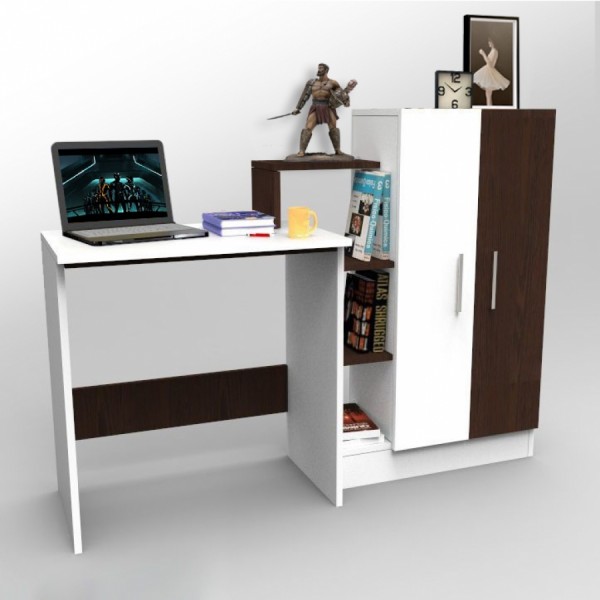 

Компьютерный стол "Comfy Home" ZC-1 Комфорт белый/венге
