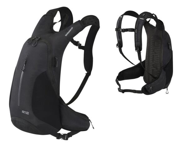 

Рюкзак SHIMANO All-round daypack - ROKKO 12L з гідросистемою, чорний