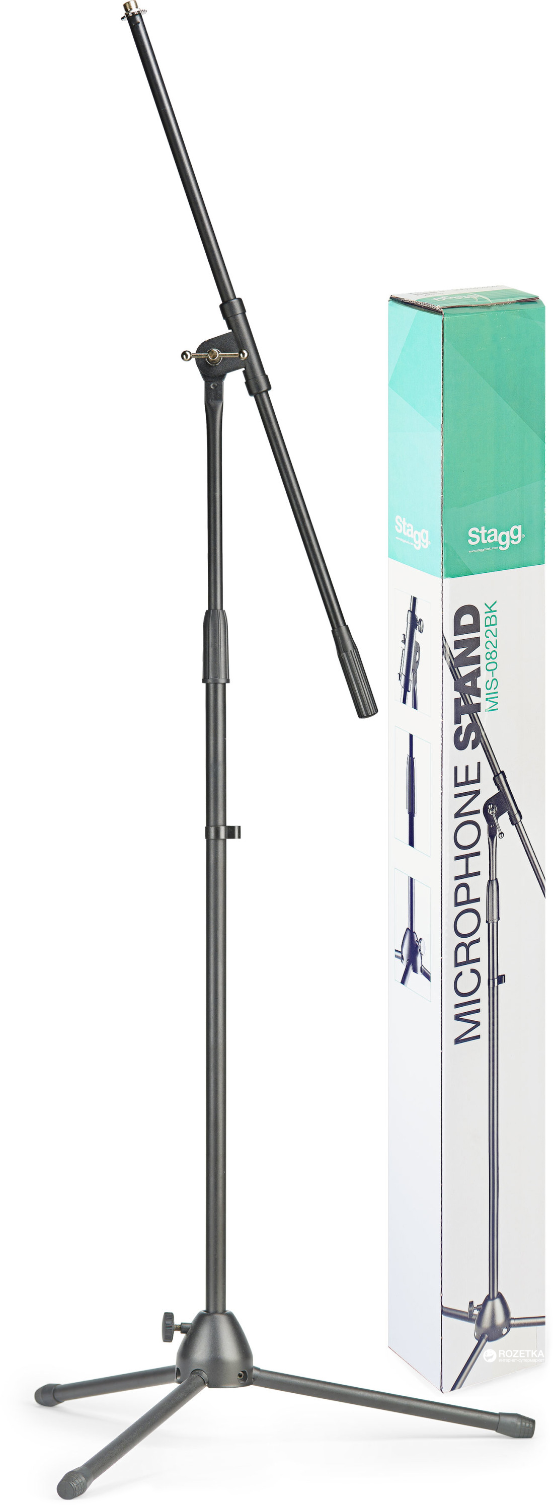 

Микрофонная стойка Stagg MIS-0822BK